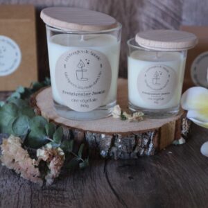 les bougies de sidonie frangipanier jasmin 140g, l'evidence tossiat