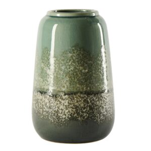 vase bleu en terre cuite hauteur 25cm,l'evidence tossiat