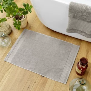 Tapis de bain 50 x 70 cm GARANCE argile
