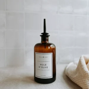 Bouteille Huile Ambre