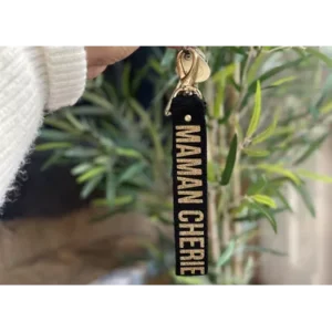 Porte-clés "Maman chérie" violet
