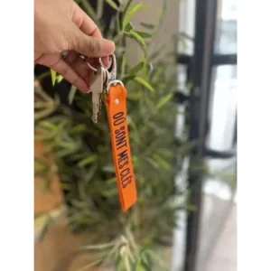 Porte-clés "Où sont mes clés" orange